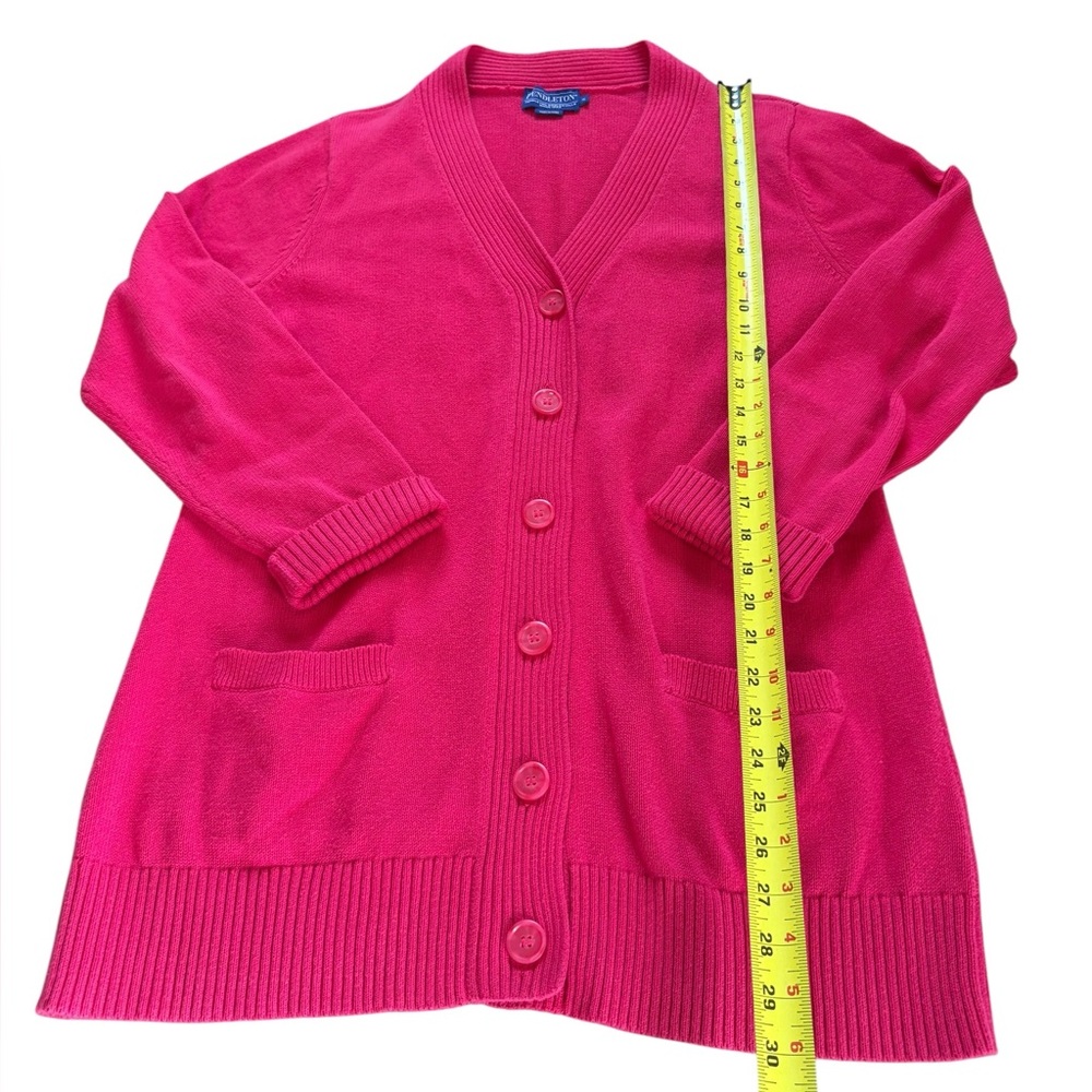 Pendleton Long Button Front Cardigan With Pockets… - image 6